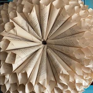 Paper wreath For Linda c only